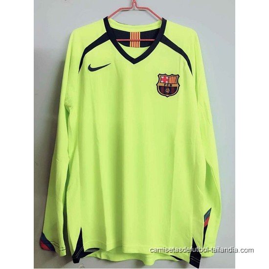 2ª Camiseta Barcelona Manga Larga Retro 2005-2006 - Haga un click en la imagen para cerrar